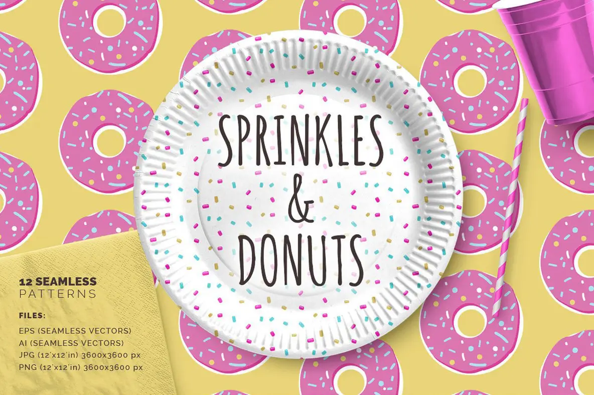 Sprinkles & Donuts Patterns