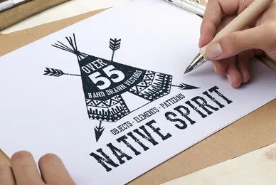55 Native Spirit Illustrations