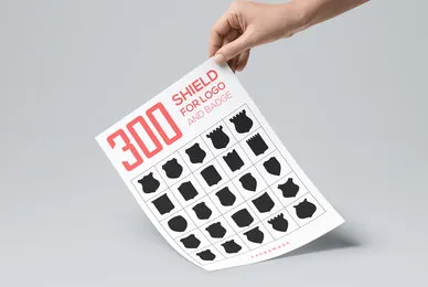 300 Logo  Badge Shields