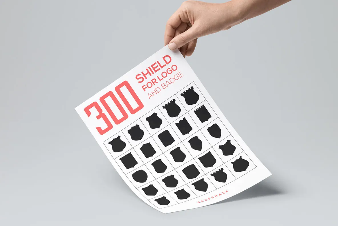 300 Logo & Badge Shields