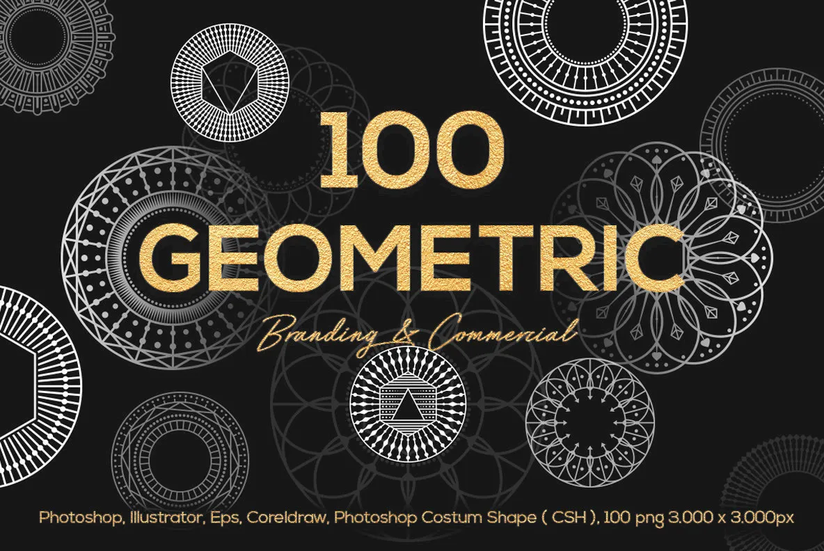 100 Geometric Shapes