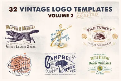 Vintage Logo Templates Vol  2