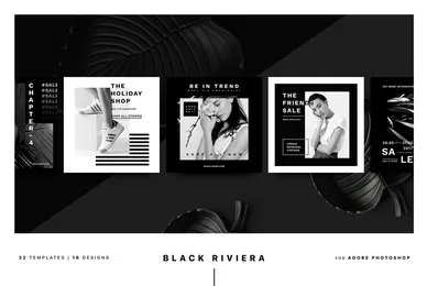 Black Riviera Social Media Pack