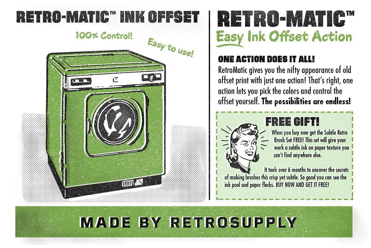 RetroMatic - Realistic Ink Offset