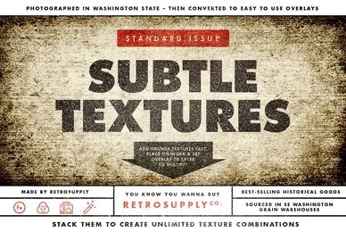 Standard Issue Grunge Overlay Textures