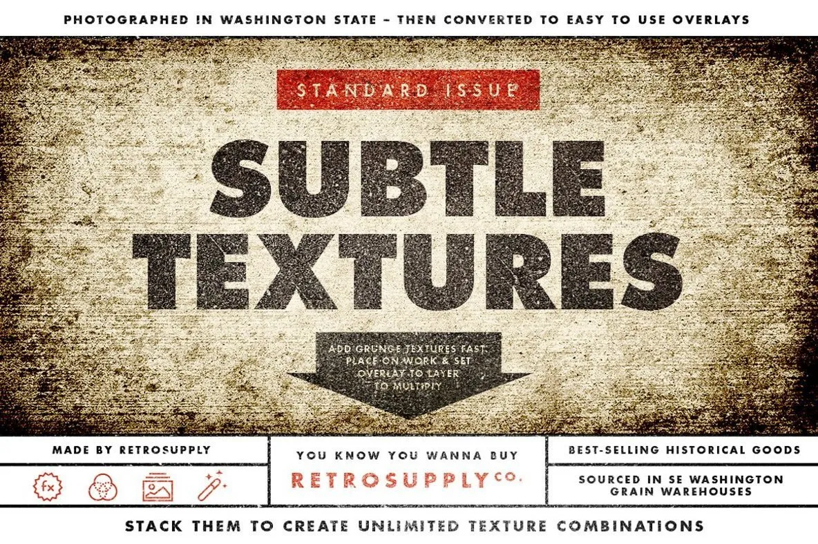 Standard Issue Grunge Overlay Textures