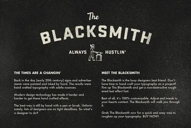 The Blacksmith   Type Roughening Action