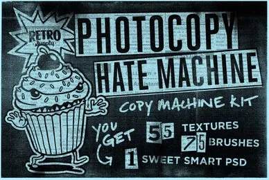The Photocopy Hate Machine   Photoshop Bundle