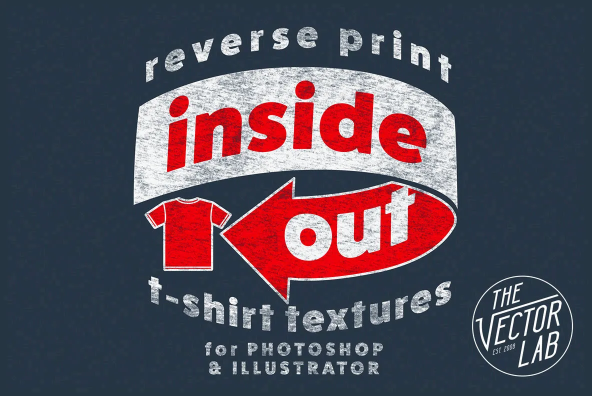 Inside Out: Reverse Print T-Shirt Textures