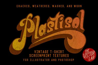 Plastisol  Vintage T Shirt Textures