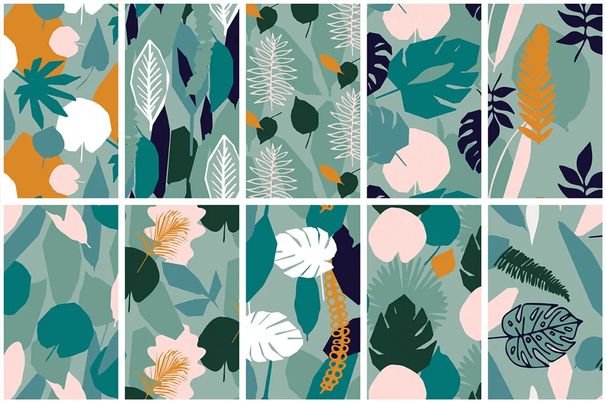 Jungle Patterns Graphics - YouWorkForThem