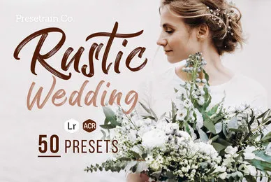 Rustic Wedding Presets for Lightroom  ACR
