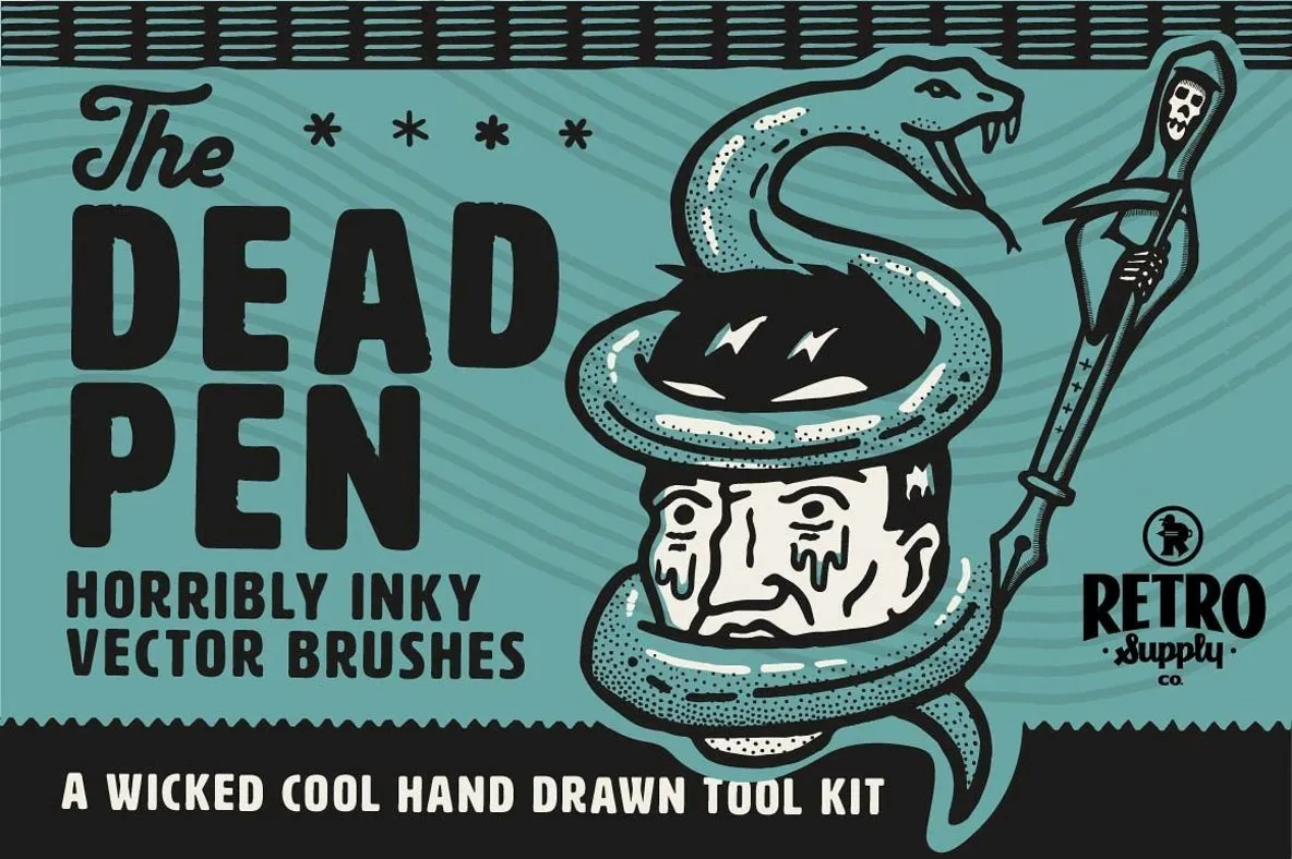 The Dead Pen | A Wicked Cool Hand Drawn Toolkit
