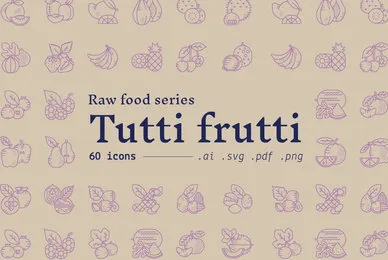 Tutti Frutti   Food Icons