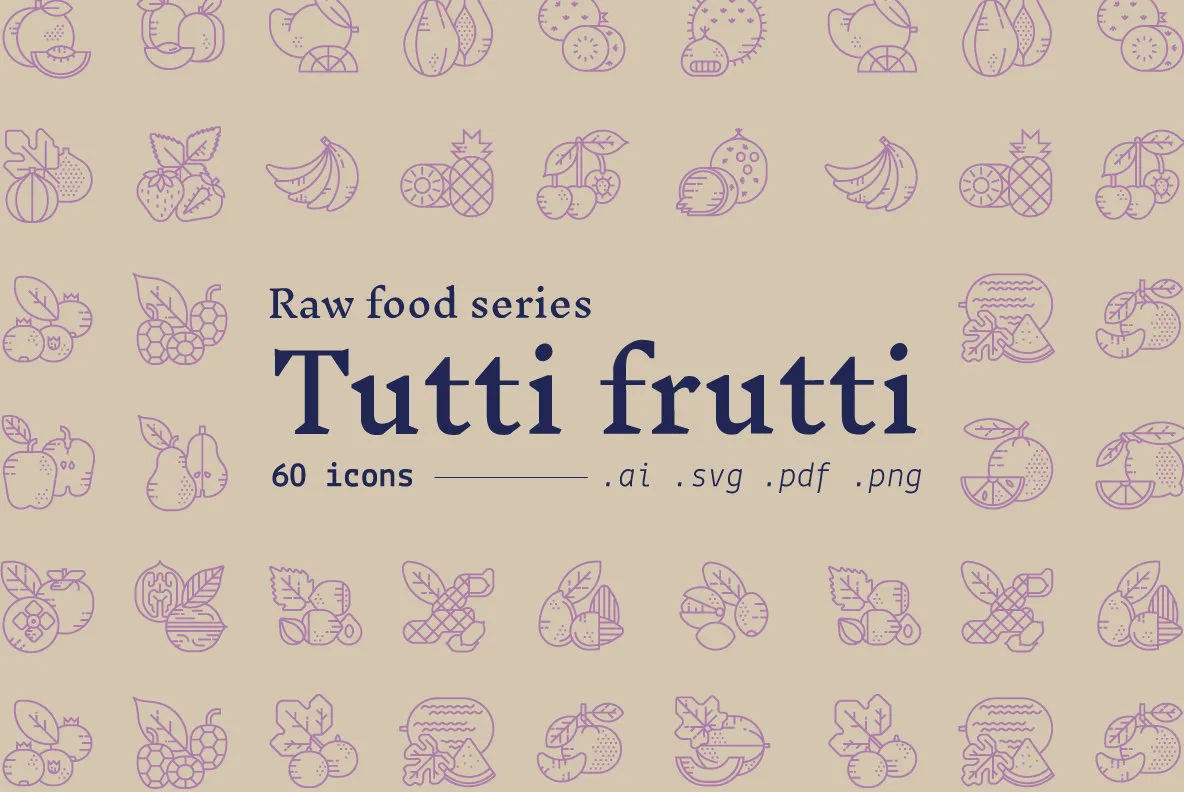 Tutti Frutti / Food Icons