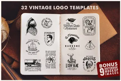 Vintage Logo Templates Vol  1