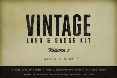 Vintage Logo Badge Kit Vol 2