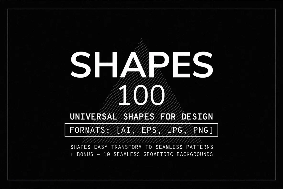 100 Geometric Shapes Part 1 Graphics - YouWorkForThem