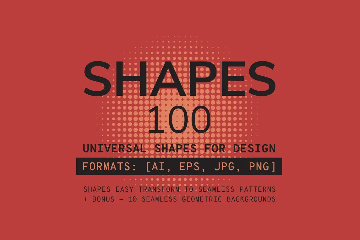 100 Geometric Shapes Part 3 Graphics - YouWorkForThem