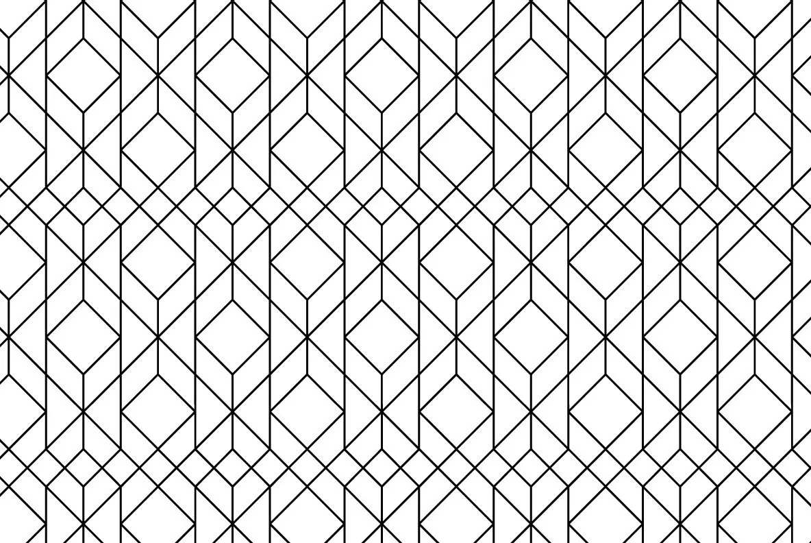 12 Linear Geometric Patterns - Part 2 Graphics - YouWorkForThem