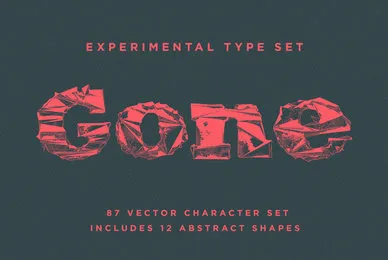 Gone   Experimental Type Set