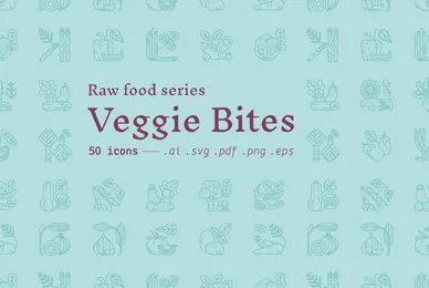 Veggie Bites    Food Icons