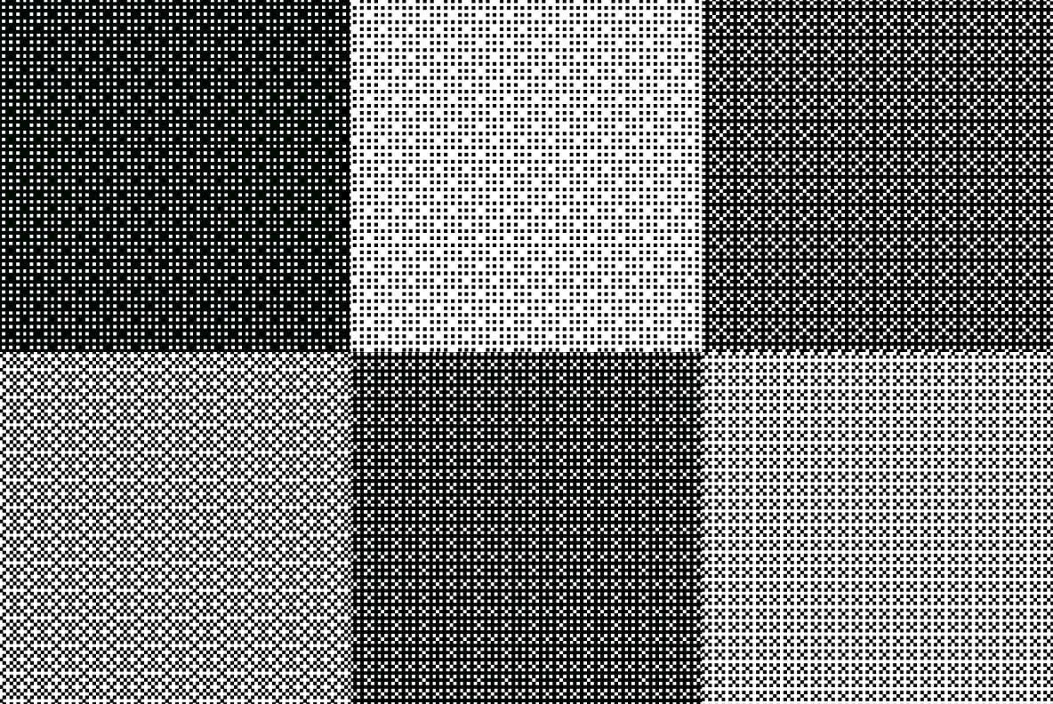 Dither - Gradient Pixel Patterns Graphics - YouWorkForThem