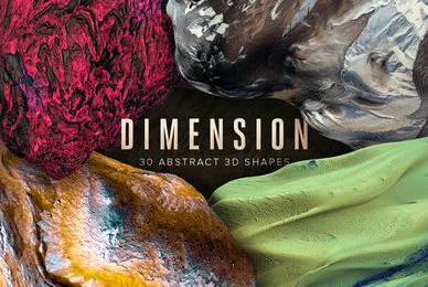 Dimension 30 Abstract 3D Shapes