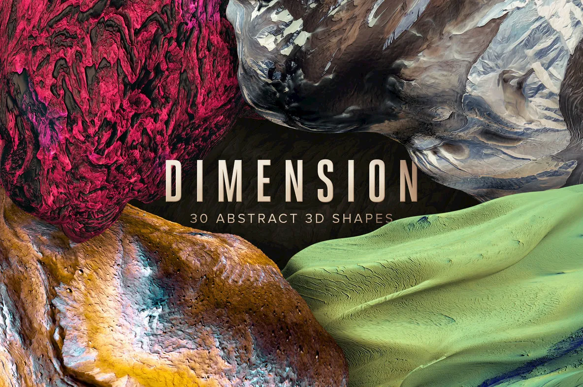 Dimension: 30 Abstract 3D Shapes