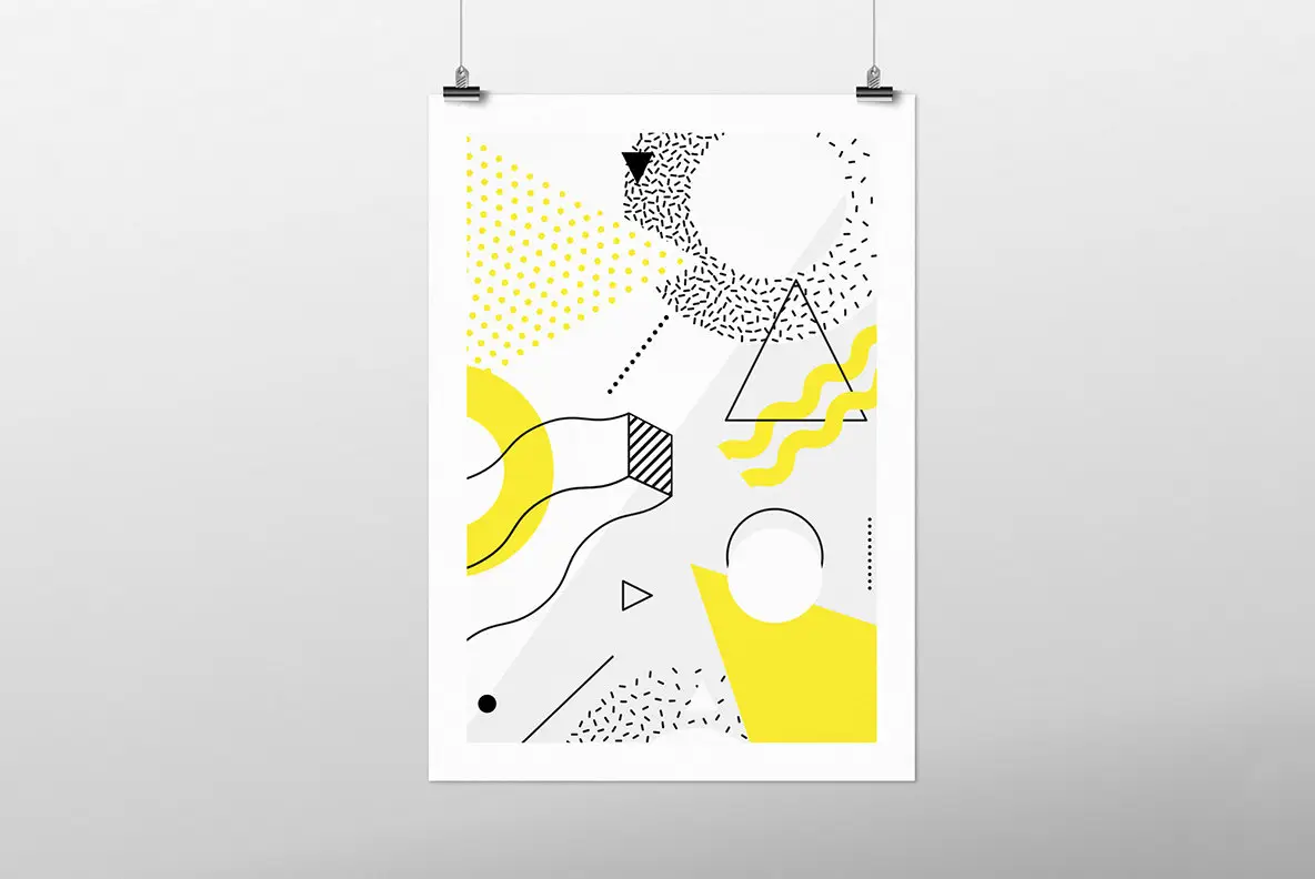 60 Geometric Shapes 30 Posters Abstract - YouWorkForThem