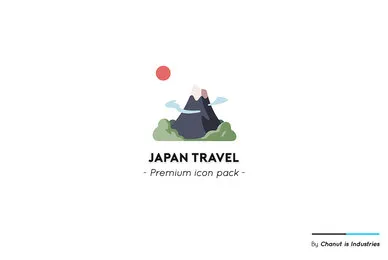 Japan Travel Premium Icon Pack