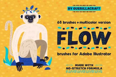 Flow Brushes for Adobe Illustrator