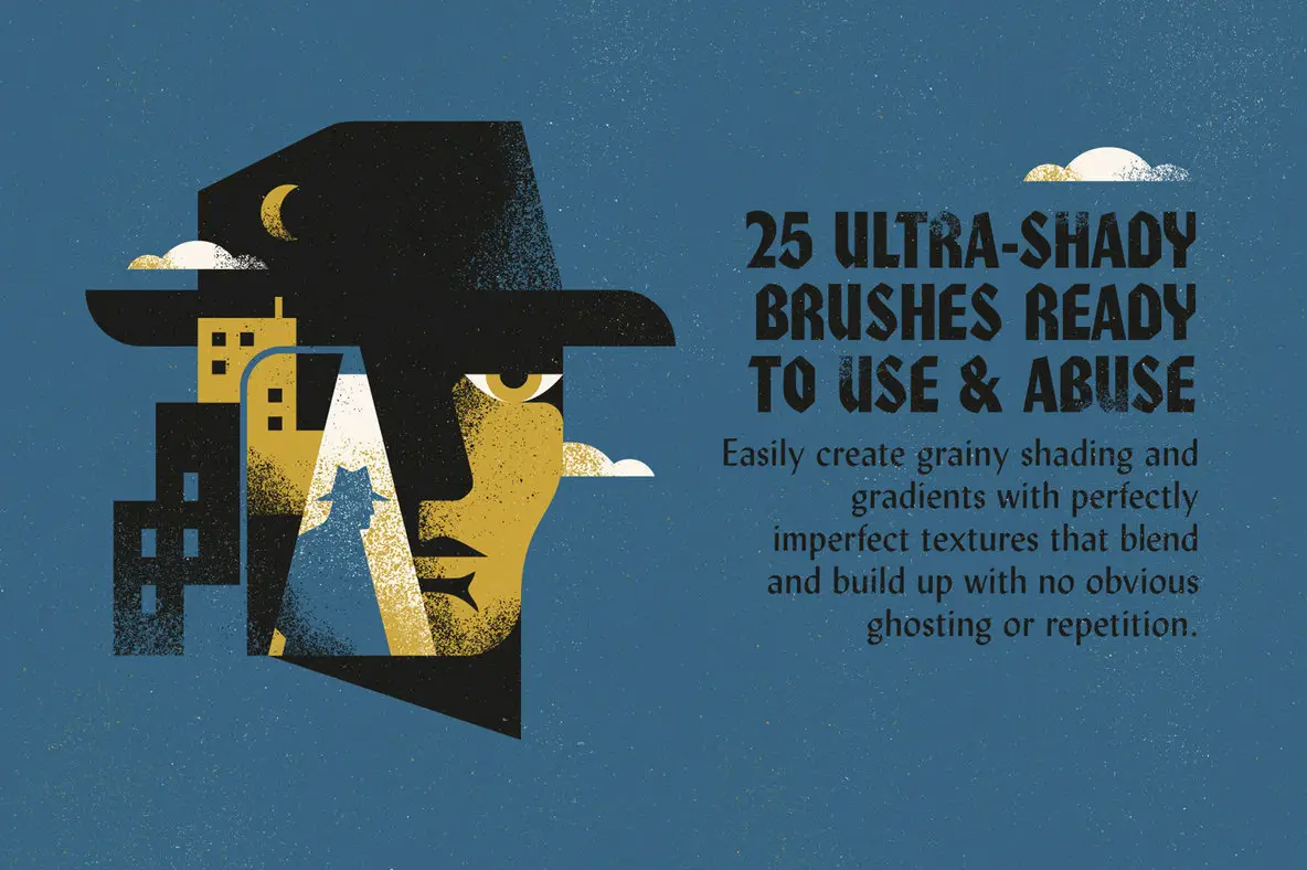 Grain Shader Brushes For Illustrator YouWorkForThem