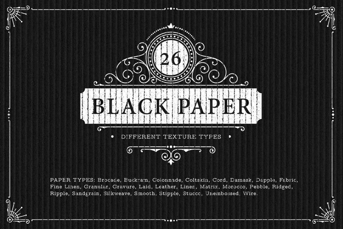 26 Black Paper Background Textures