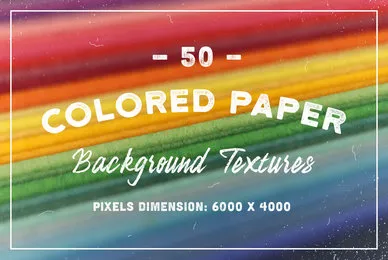 50 Original Colored Paper Background Textures