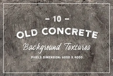 10 Old Concrete Background Textures
