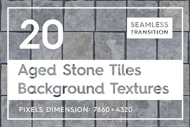 20 Aged Stone Tiles Backgrounds