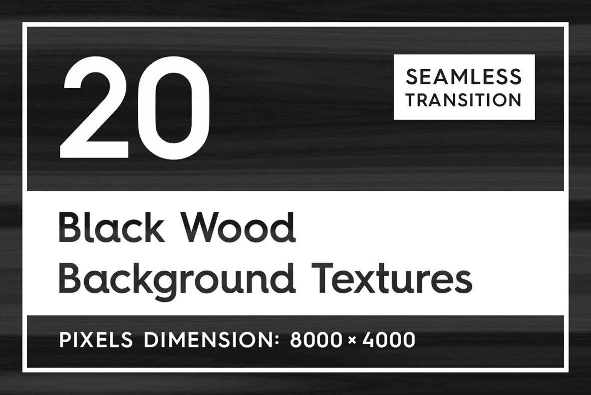 20 Black Wood Background Textures