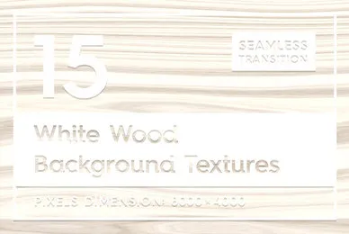 15 White Wood Background Textures