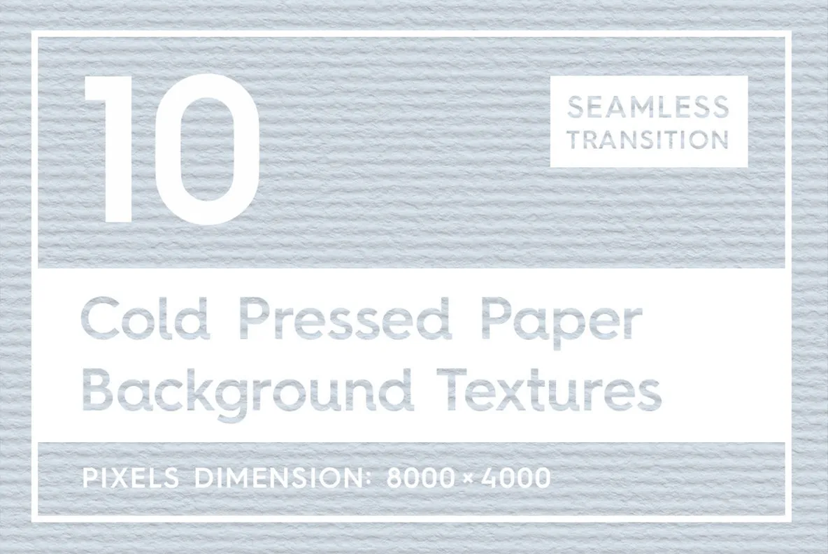 10 Cold Pressed Paper Textures