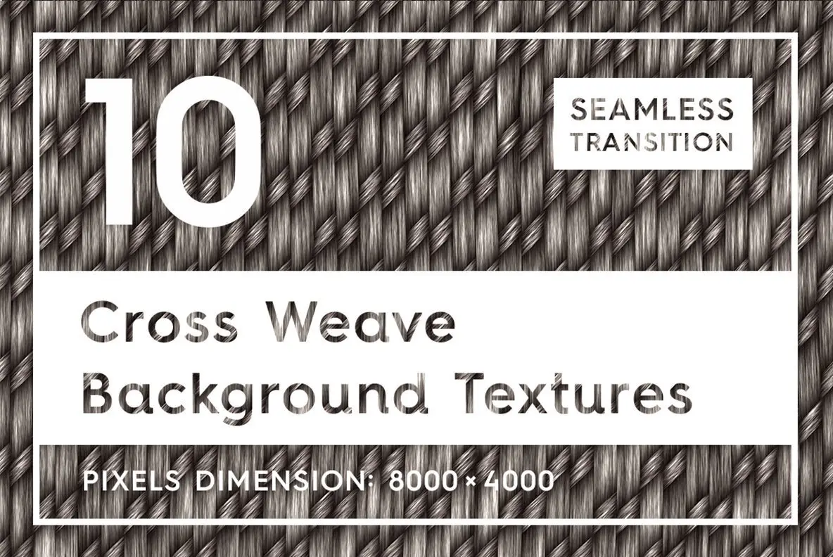 10 Cross Weave Background Textures