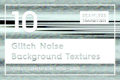 10 Glitch Noise Background Textures