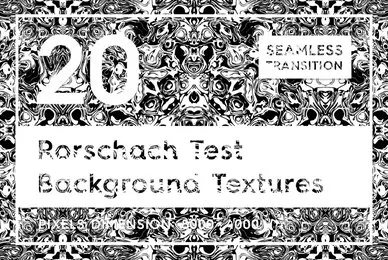 20 Rorschach Test Background Textures