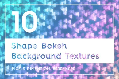 10 Shape Bokeh Background Textures