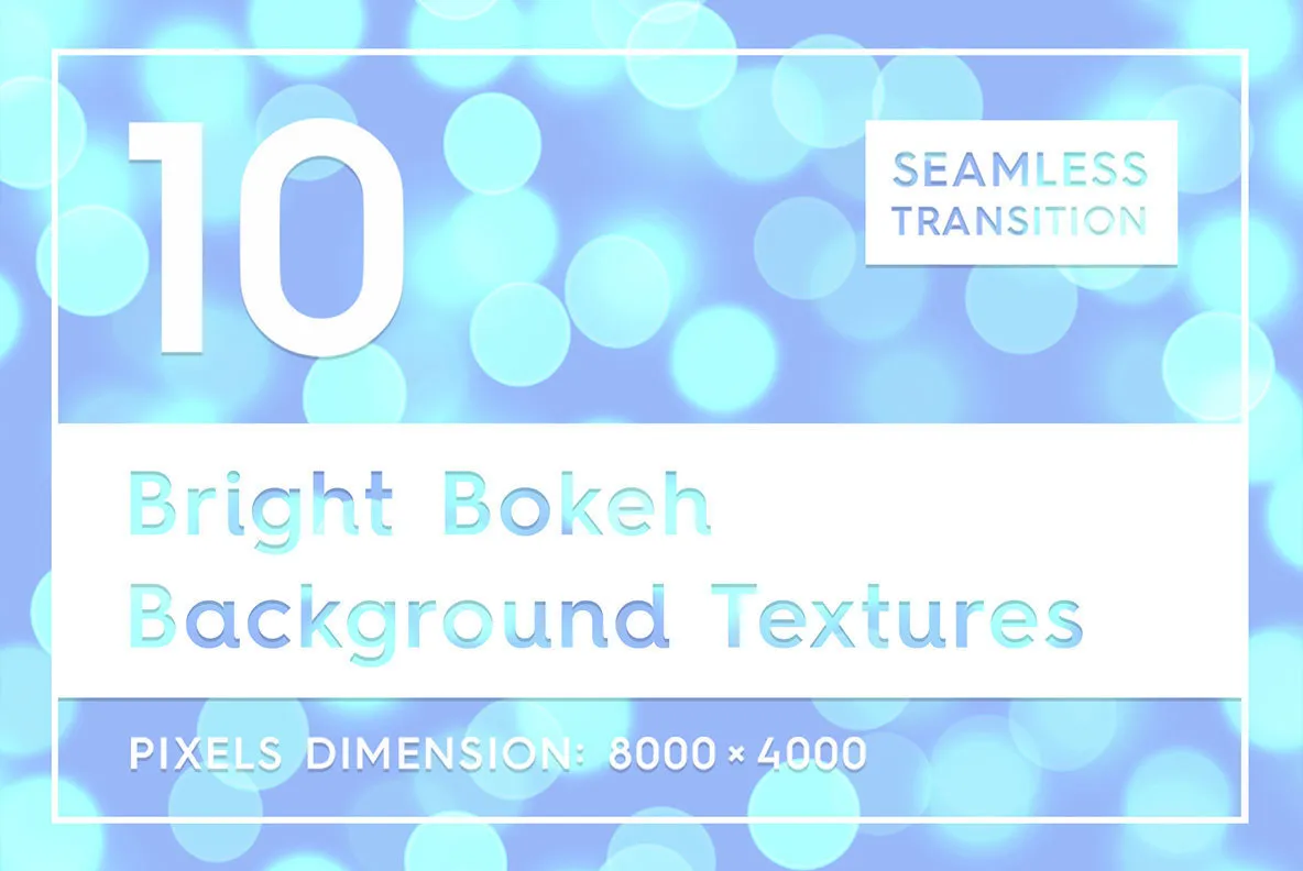 10 Bright Bokeh Background Textures