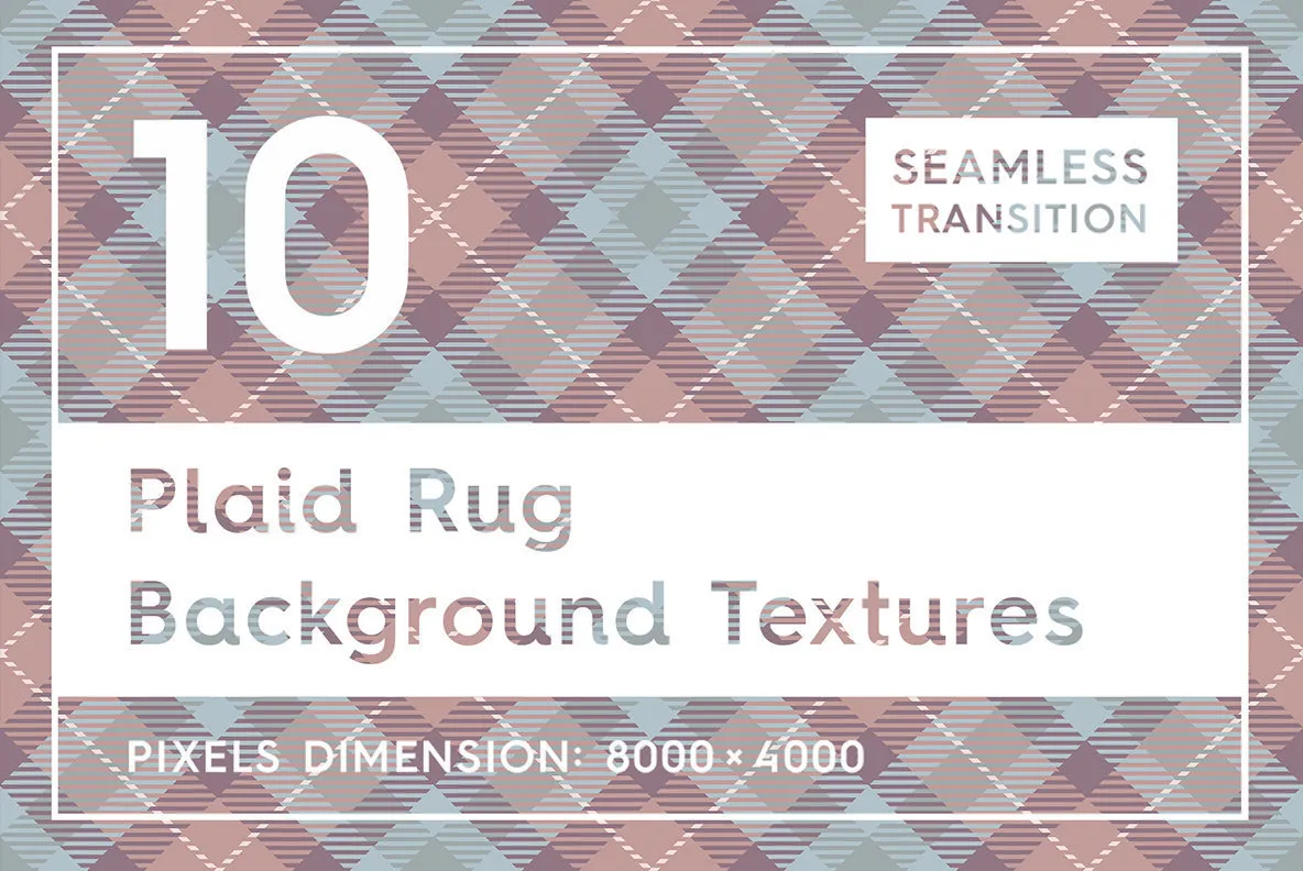 10 Plaid Rug Background Textures