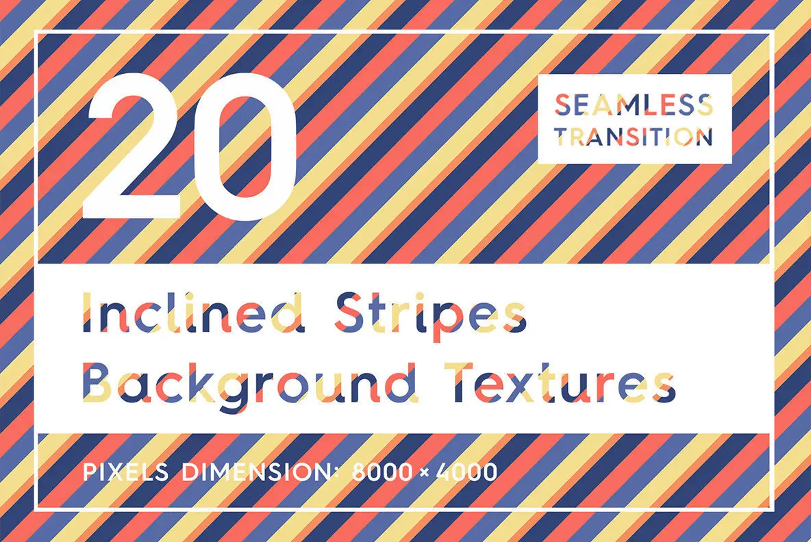 20 Inclined Stripes Backgrounds