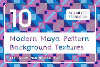 10 Modern Maya Patterns Textures