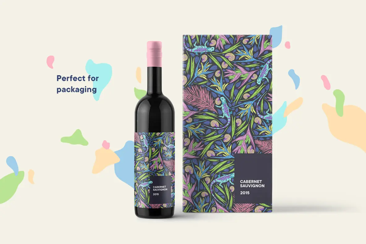 Life in the Tropics Patterns Graphics YouWorkForThem
