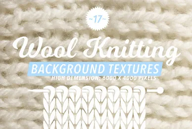 17 Wool Knitting Background Textures